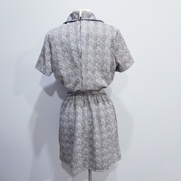 Vintage 80's retro 90's print mini dress - Picture 2 of 3